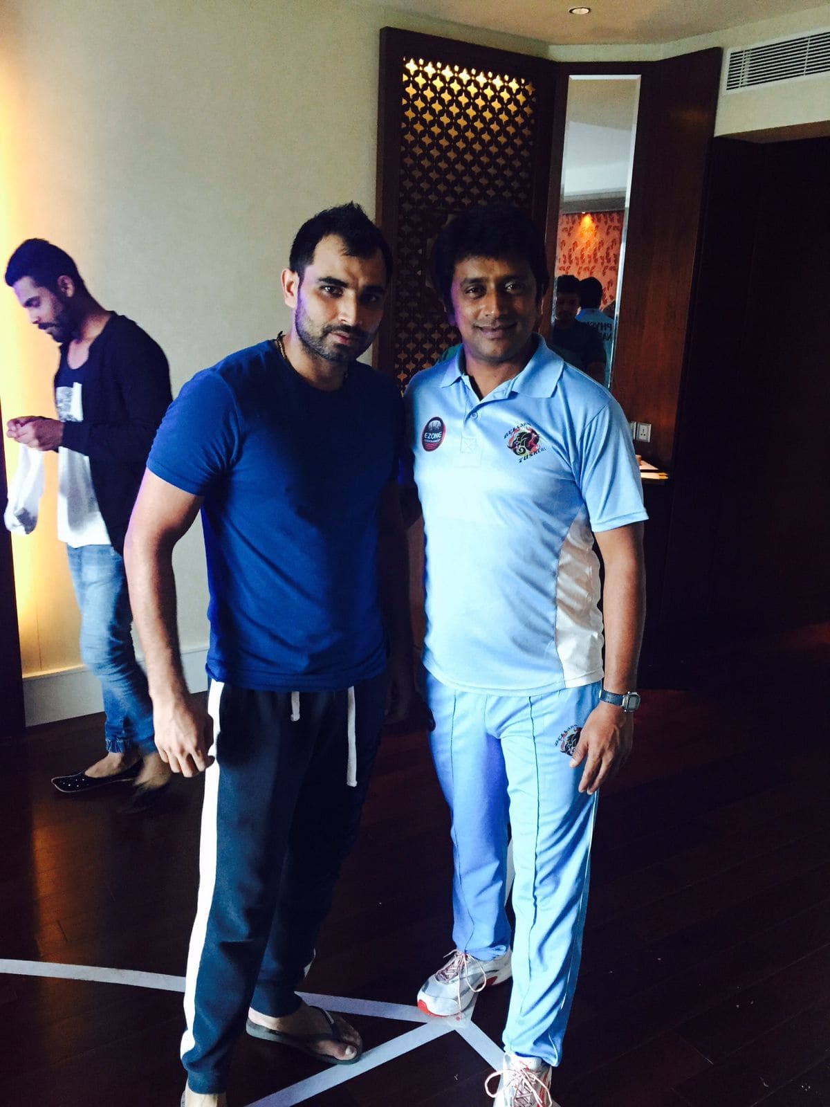 Specialized bowling injury prevention session with fast bowler Mohammed Shami